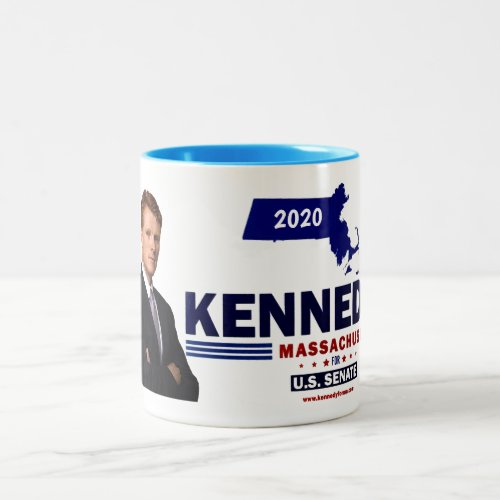 Joe Kennedy of Massachusetts US Senate 2020 Two_Tone Coffee Mug