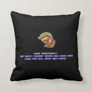 Joe KO'ed 2 Throw Pillow