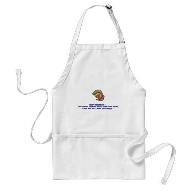 Joe KO'ed Adult Apron (Front)