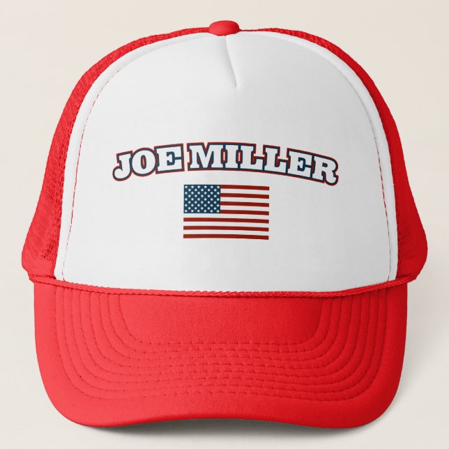 Joe Miller for Senate Patriotic Trucker Hat (Front)