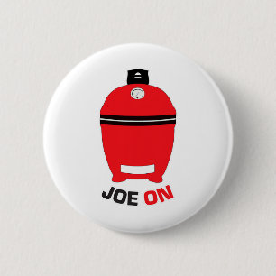 Joe On Red Bbq Grilling Low And Slow Kamado Charco Button