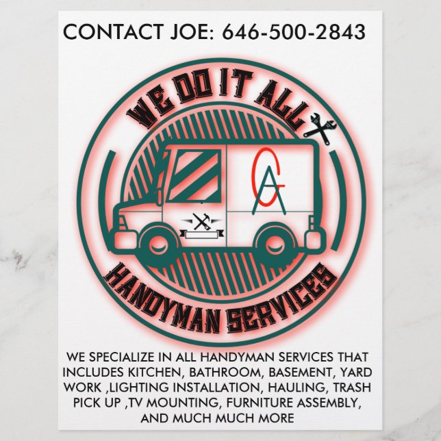 JOE PROMO FLYER (Front)