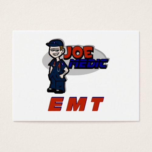 Joe Red EMT Business Card Template