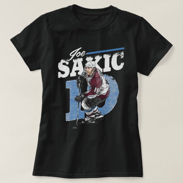 Joe Sakic Retro T-Shirt (Design Front)