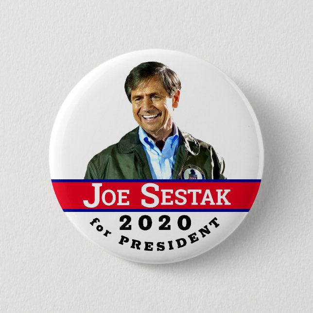 Joe Sestak for President 2020 Button (Front)
