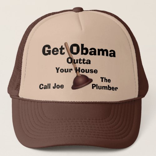 Joe The Plumber Cap_Get Obama Outta Trucker Hat