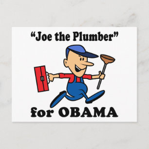 Joe the Plumber for Obama Postcard