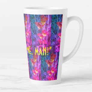 Joe Time (Rainbow Floral Filter)- Latte Mug