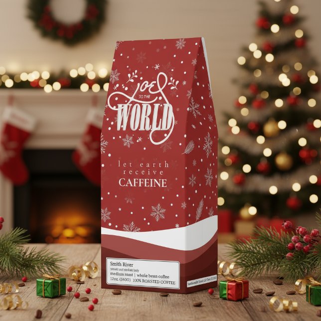 JOE to the World Snowflakes Red White ID1122  Roasted Coffee (Creator Uploaded)