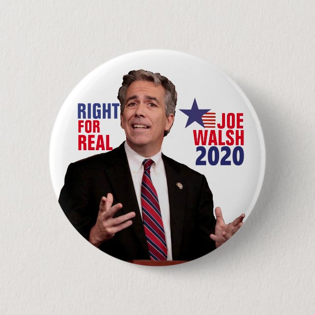 Joe Walsh for President 2020 Button (Front)