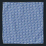 Joe white blue modern bold typography pattern fun  bandana<br><div class="desc">Joe white blue modern bold typography pattern fun Bandana. Dog Bandana.
Blue text pattern on white background.</div>