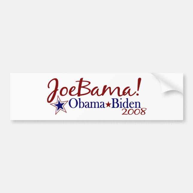 JoeBama (Obama Biden 2008) Bumper Sticker (Front)