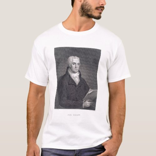 Joel Barlow 1754_1812 engraved by Asher Brown D T_Shirt