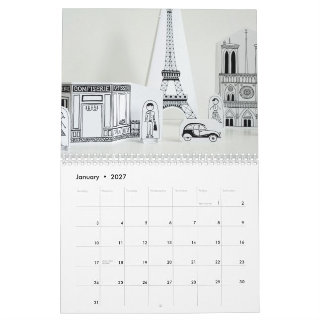 Joel Henriques 2012 Modern Craft Calendar (Jan 2027)
