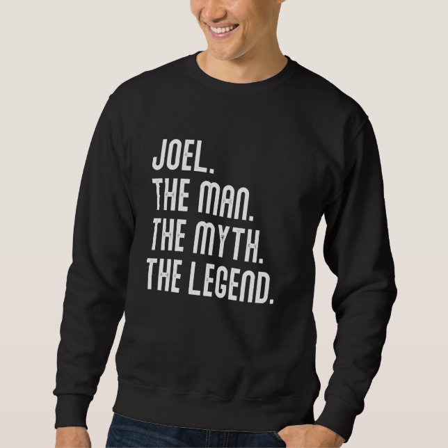 JOEL Man Myth Legend Shirt Gifts For Mens Funny JO (Front)