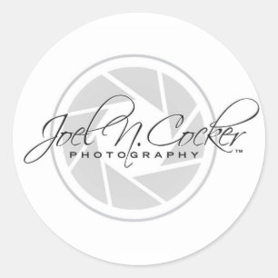 Joel N. Cocker Photography Logo Classic Round Sticker