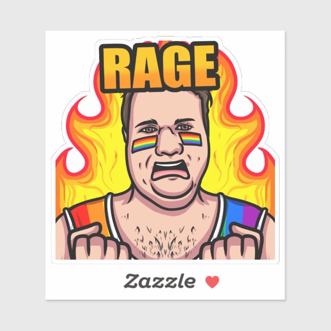 JoeMLyman Rage Sticker (Sheet)