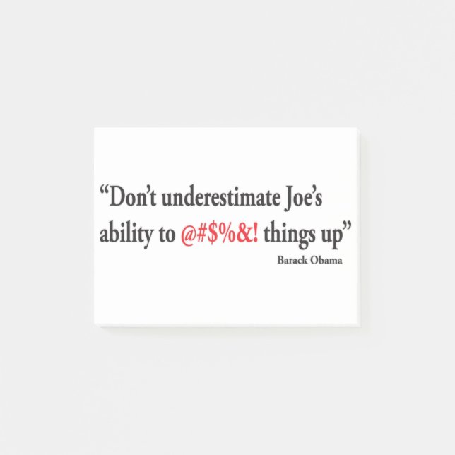 Joes-Abiklitry Post-it Notes (Front)