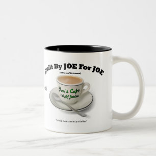 JOE'S Cafe Coffee Two Tone Coffee mug