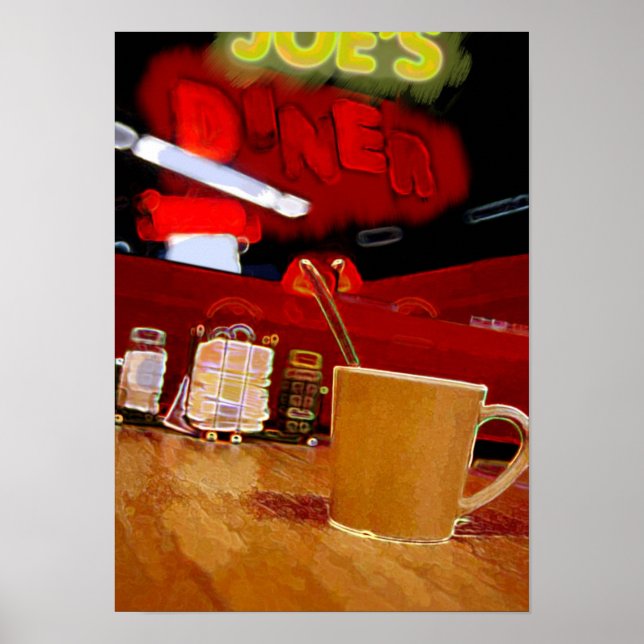 Joe's Diner's Joe Poster (Front)