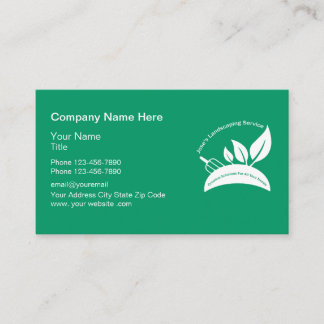 Joes Landscaping Business Card