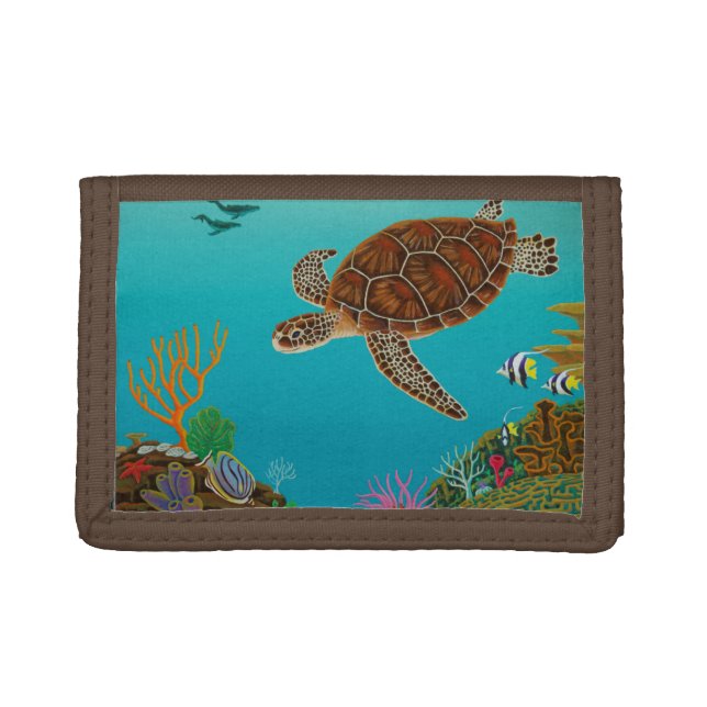 Joe's turtle trifold wallet (Front)