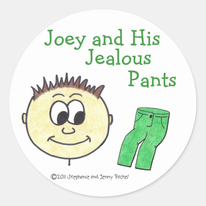 Joey and His Jealous Pants sticker