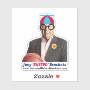 Joey Busted Brackets Sticker