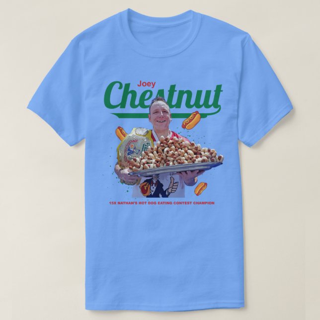 Joey Chestnut T-Shirt (Design Front)
