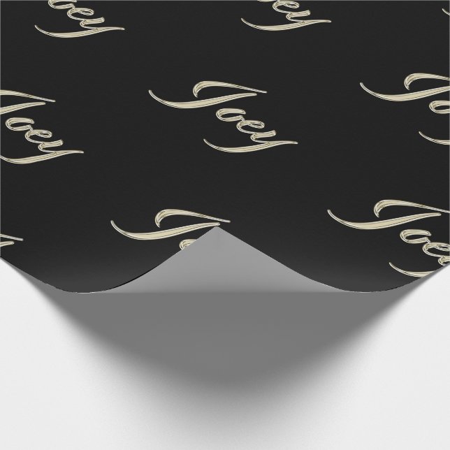 Joey First Name Name edles Gift Paper (Corner)