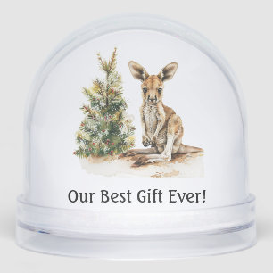 Joey's First Christmas, custom Snow Globe