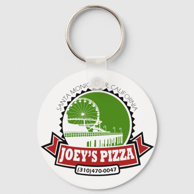 Joey's Pizza Keychain (Front)
