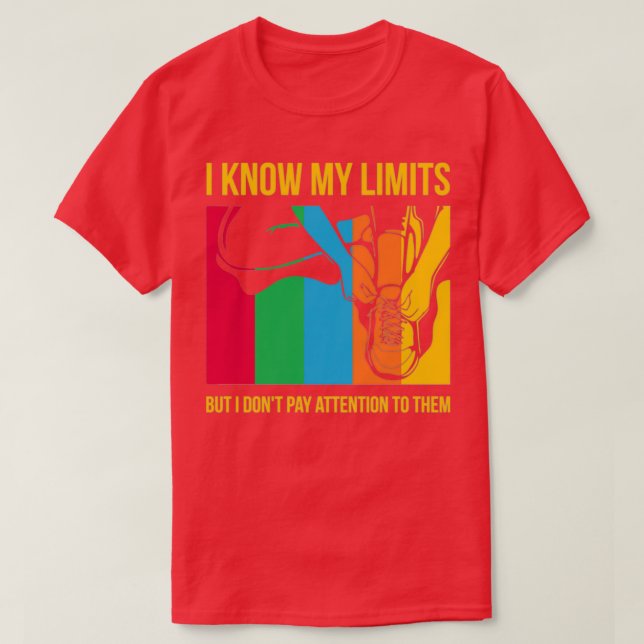 Jog Outfit for a Marathon Running Fan T-Shirt (Design Front)