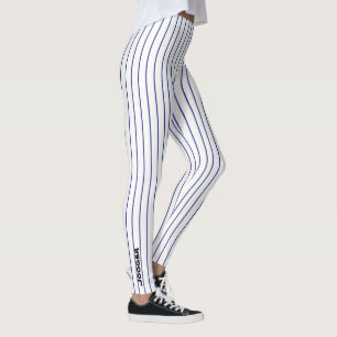 Jogger Leggings - Black pinstripe