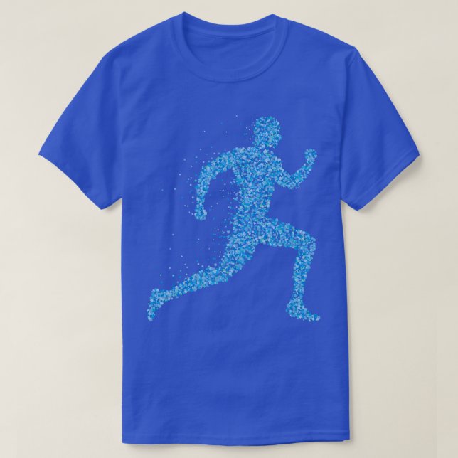 Jogger Runner Sport Fitness Marathon T-Shirt (Design Front)