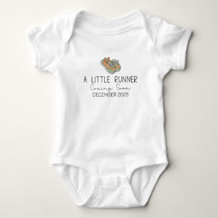 Jogging Dad Little Runner Is Coming Soon Running Baby Bodysuit