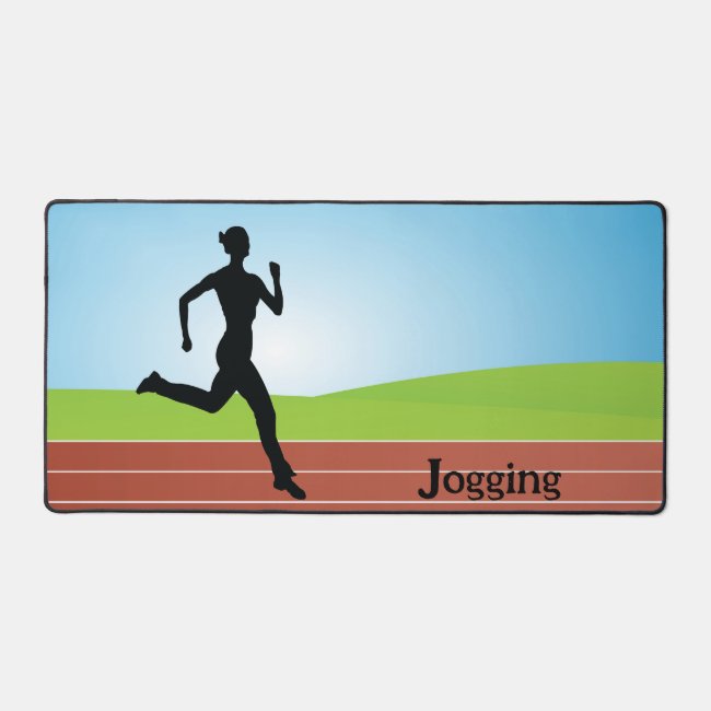 Jogging Design Desk Mat