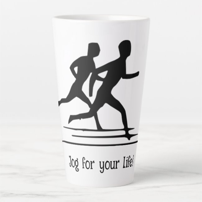 Jogging Latte Mug
