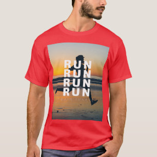 jogging sport Heart rate and calorie consumption a T-Shirt