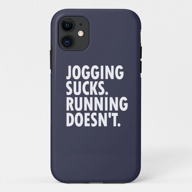 Jogging Sucks. Running Doesn't. Case-Mate iPhone Case (Back)