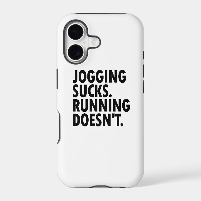 Jogging Sucks. Running Doesn't. Iphone Case (Back)