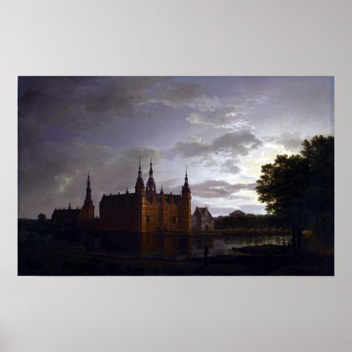 Johan Christian Claussen Dahl Frederiksborg Castle Poster