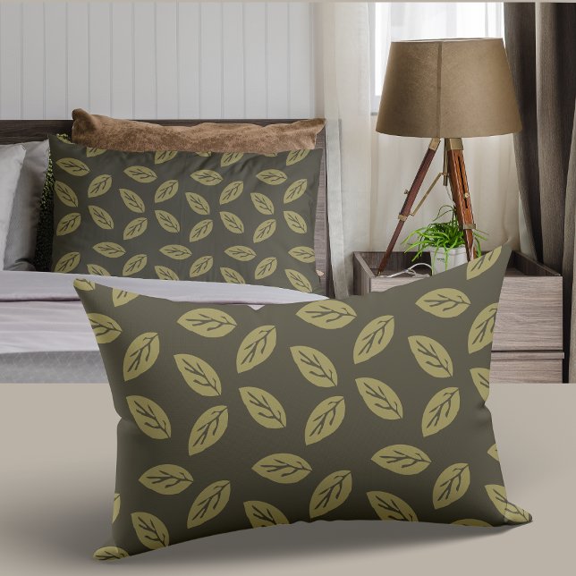 Johan Leafs TWArt FullPattern DarkGreenBG Pillow Case (Creator Uploaded)
