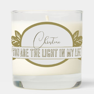 Johan Leafs - TWArt Personlized Decor Label Scented Candle