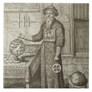 Johann Adam Schall von Bell (1591-1666) from 'Chin Ceramic Tile