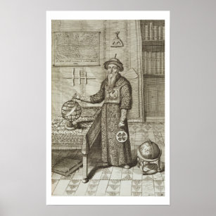 Johann Adam Schall von Bell (1591-1666) from 'Chin Poster