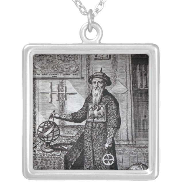 Johann Adam Schall von Bell Silver Plated Necklace (Front)