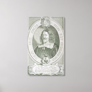 Johann Adler Salvius (1590-1652) from 'Portraits d Canvas Print