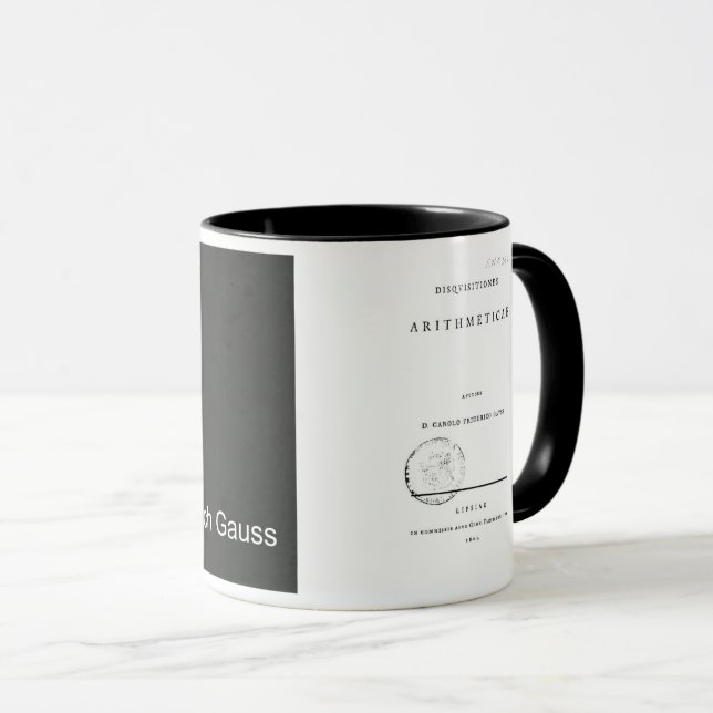 Johann Carl Friedrich Gauss Mug (Front Right)