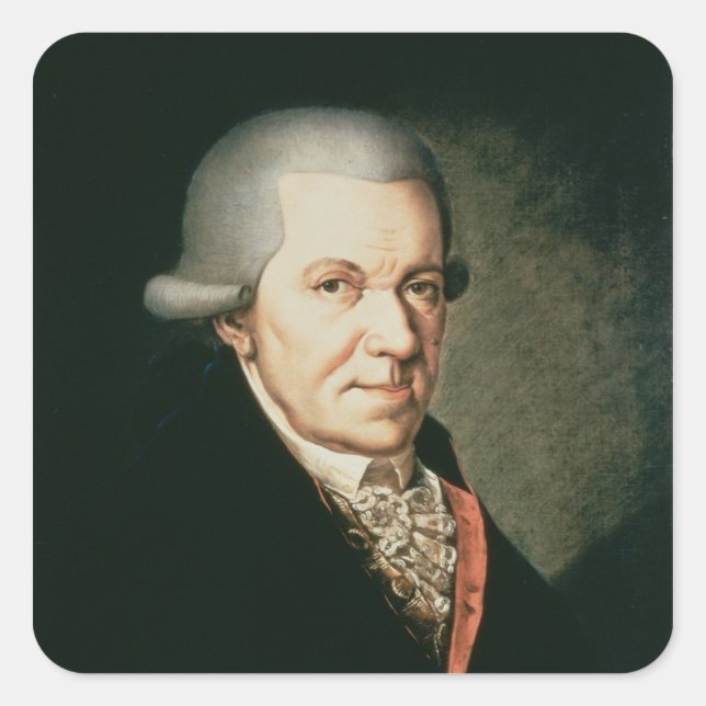 Johann Michael Haydn , brother of composer Square Sticker (Front)